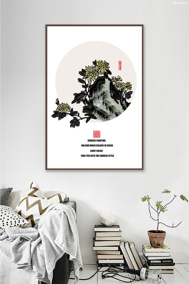 Tranh hoa cúc CHC1-013